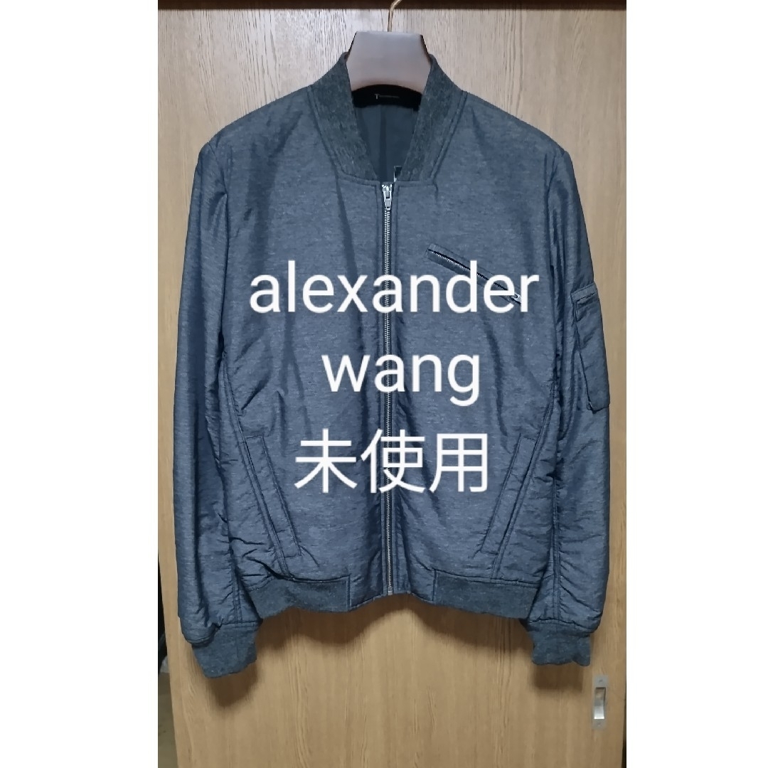 約1５万サイズ新品 alexander wang メンズ ma-1 ジャケット　アウター　秋冬