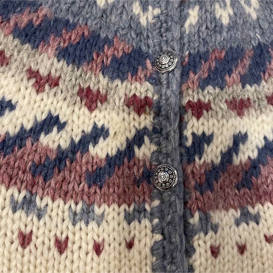 WOOLRICH(ウールリッチ)の70s Hilda ノルディック柄 カーディガンセーター レディースのトップス(ニット/セーター)の商品写真