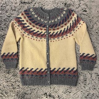 ウールリッチ(WOOLRICH)の70s Hilda ノルディック柄 カーディガンセーター(ニット/セーター)