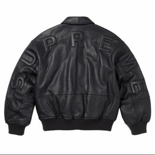 シュプリーム(Supreme)のSupreme Gore-Tex Leather Varsity Jacket(レザージャケット)