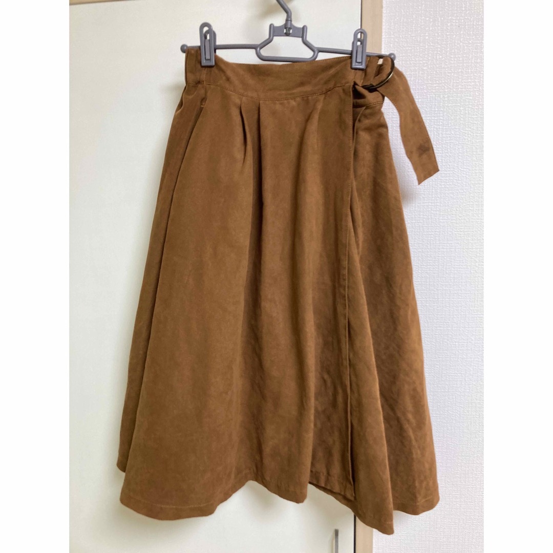 チャオパニック　ブラウン　ロングスカート レディースのスカート(ロングスカート)の商品写真