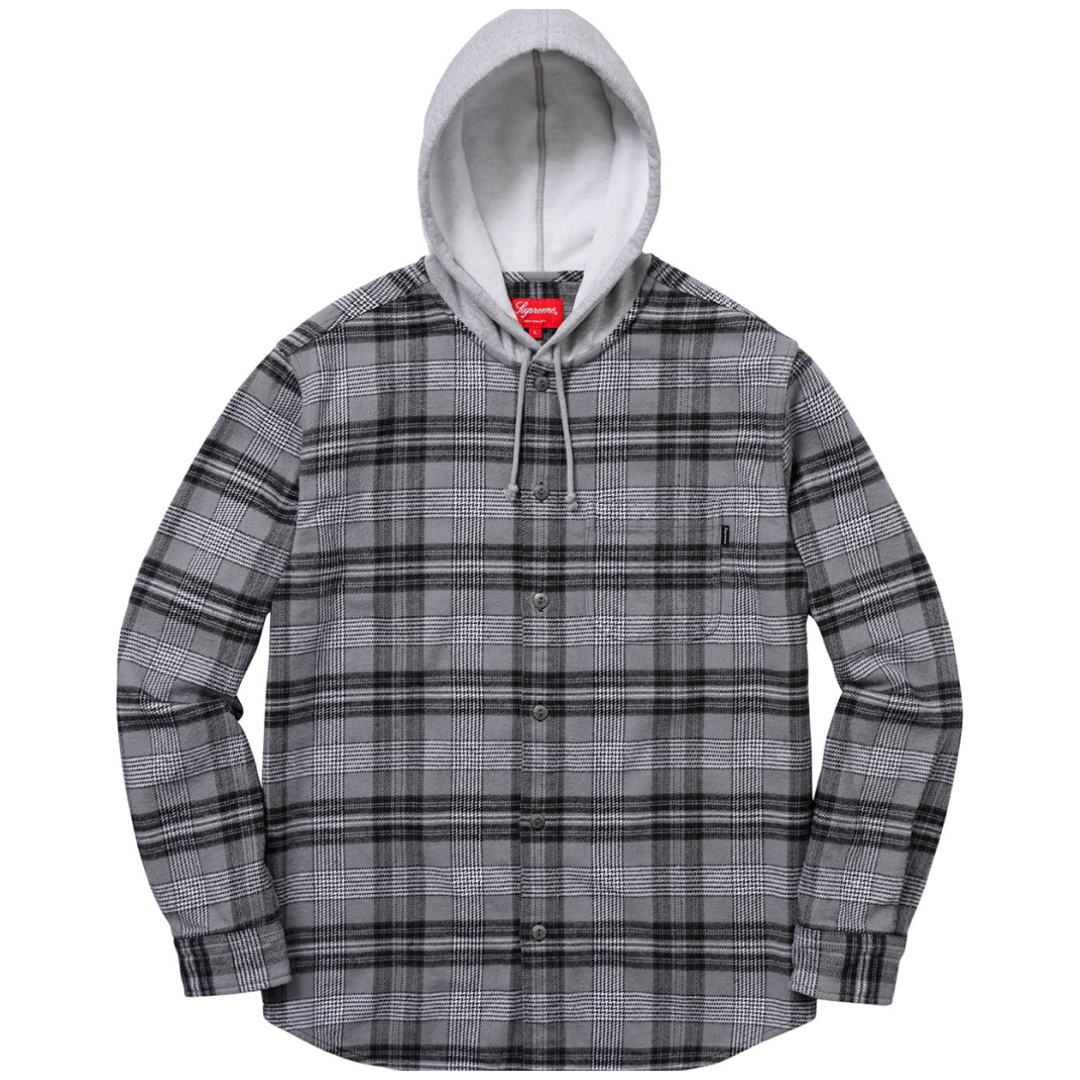 Supreme(シュプリーム)のSupreme hooded plaid flannel shirts メンズのトップス(シャツ)の商品写真