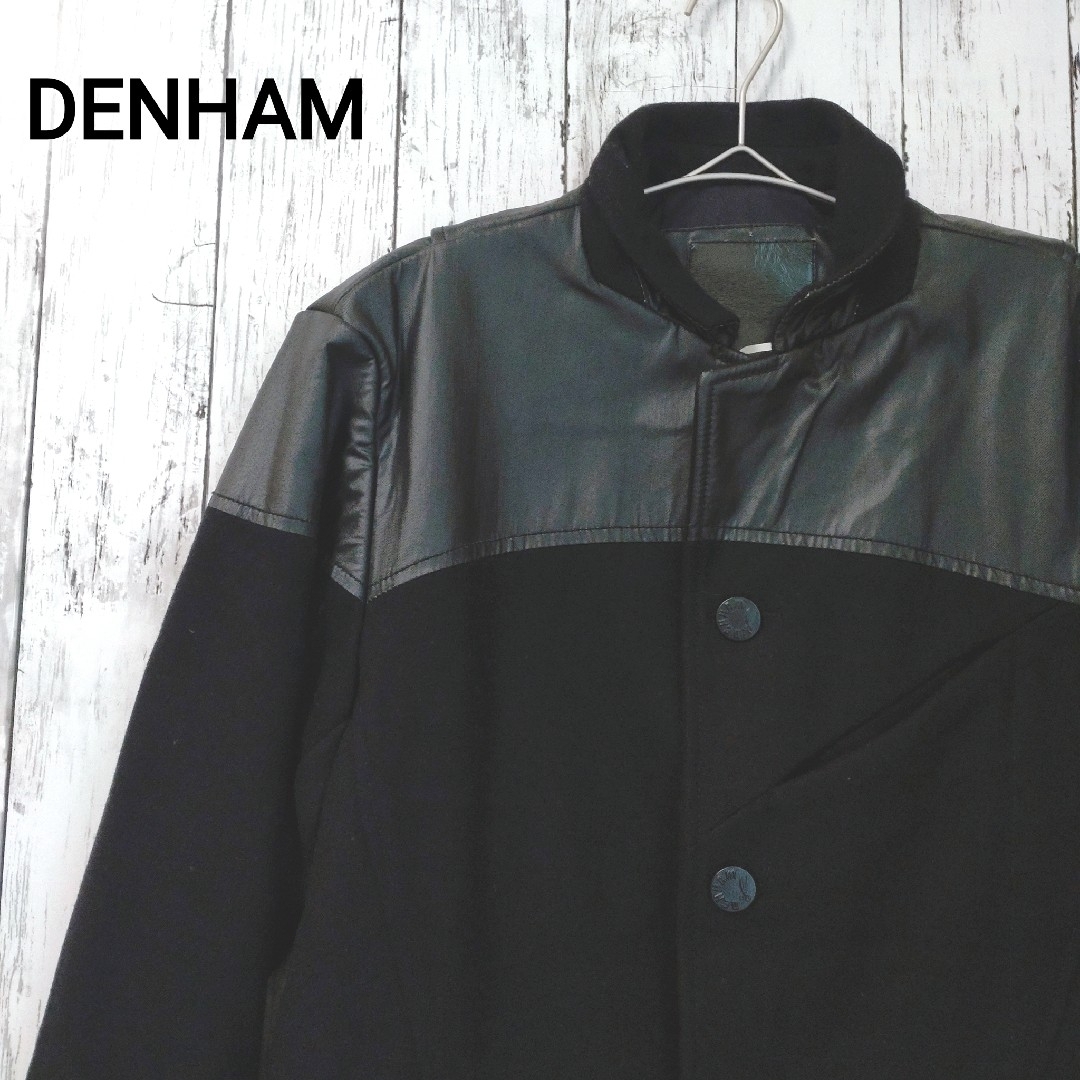 DENHAM(デンハム)のデンハム／DENHAM/　ウールジャケット　ブルゾン　　ブラックM メンズのジャケット/アウター(ブルゾン)の商品写真