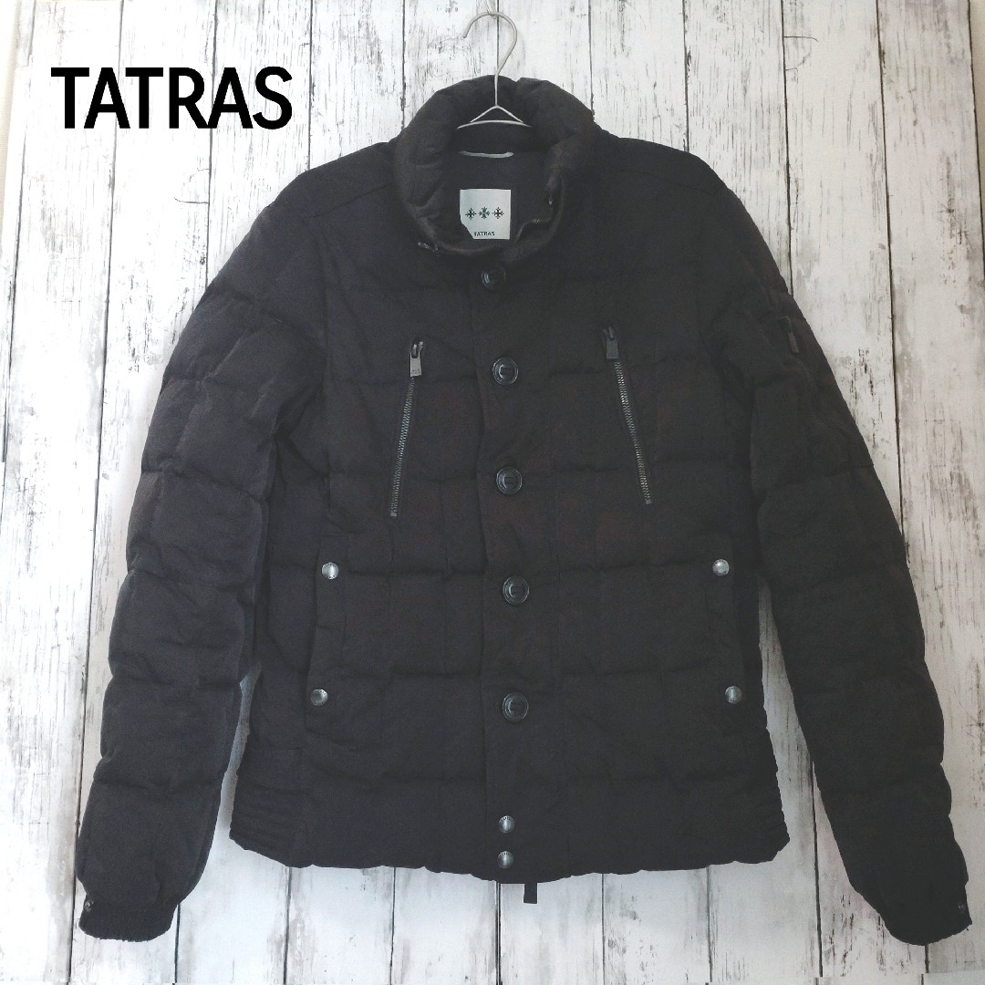 【良品】タトラス　ベルボダウンジャケット　ブラック　サイズ02ジャケット/アウター