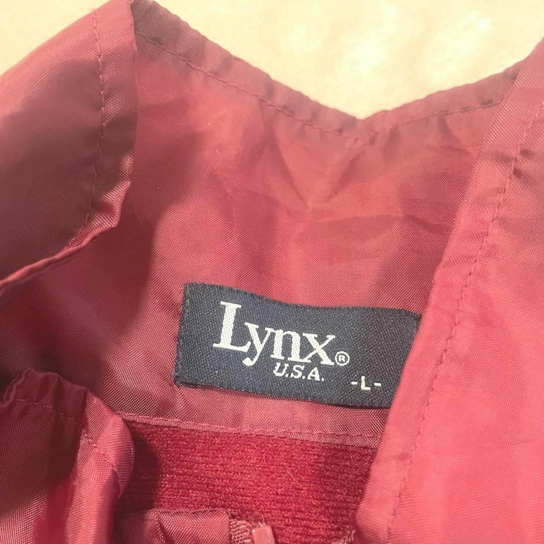 Lynx(リンクス)のLynx リンクススポーツ　ウィンドブレーカー　アウター　赤　L ゴルフウェア メンズのジャケット/アウター(ナイロンジャケット)の商品写真