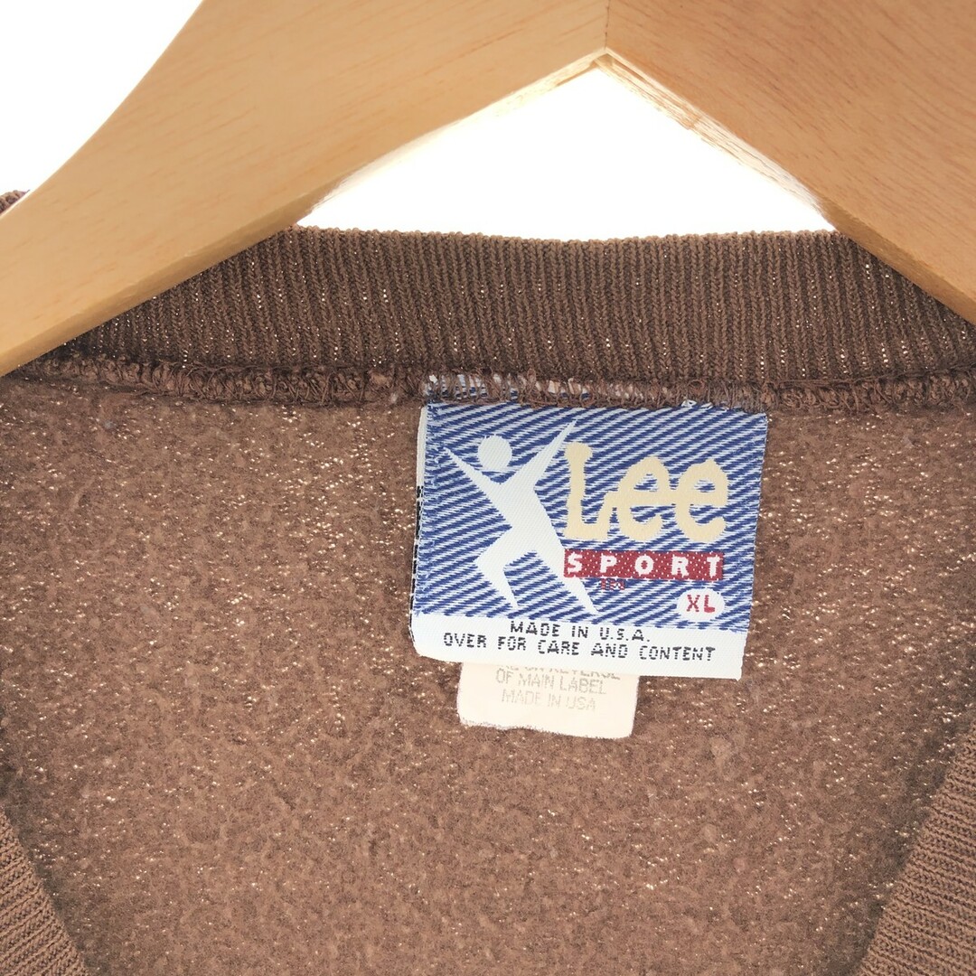 Lee(リー)の古着 90年代 リー Lee SPORT プリントスウェットシャツ トレーナー USA製 レディースXL ヴィンテージ /taa003733 メンズのトップス(スウェット)の商品写真