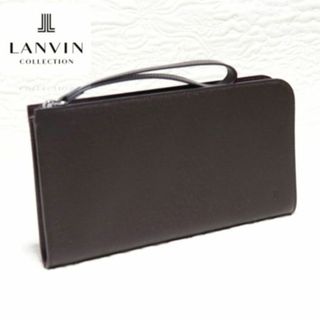 ランバンコレクション(LANVIN COLLECTION)の新品【ランバンコレクション】財布対応 レザーセカンドバッグ クラッチバッグ(セカンドバッグ/クラッチバッグ)