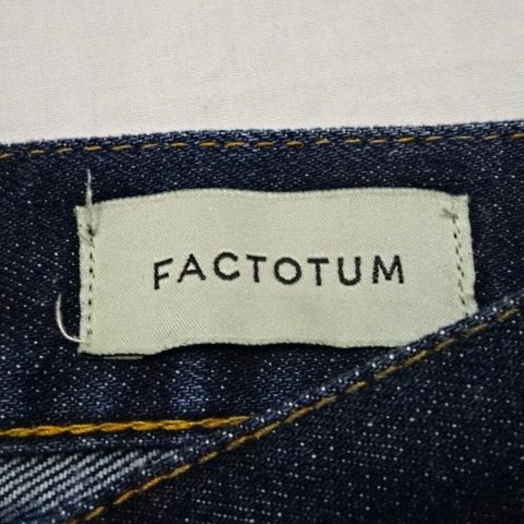 FACTOTUM(ファクトタム)のファクトタム☆JACK☆濃紺タイトテーパード☆28☆ウェスト約77cm メンズのパンツ(デニム/ジーンズ)の商品写真