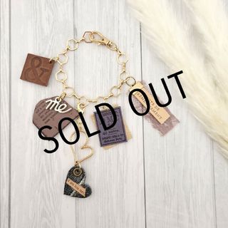 【SOLD OUT】くすみレザーのバッグチャーム me(バッグチャーム)