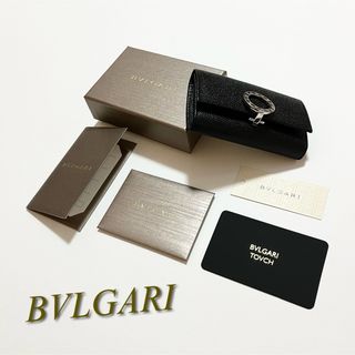 ブルガリ(BVLGARI)のほぼ未使用★ BVLGARI ブルガリ キーケース ブラック 黒 箱 カード付き(キーケース)