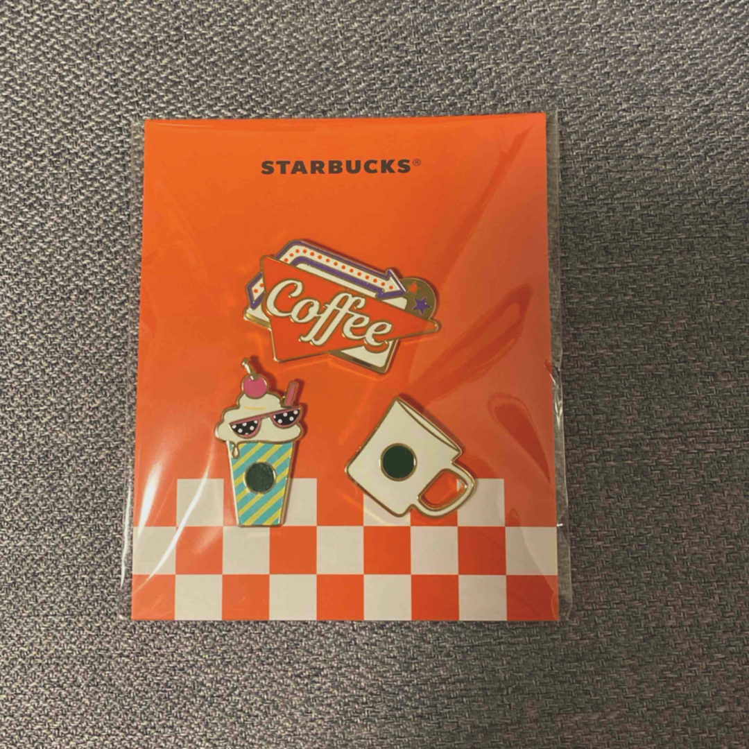 Starbucks(スターバックス)のスターバックスコーヒー　ダイナーピンバッジセット エンタメ/ホビーのアニメグッズ(バッジ/ピンバッジ)の商品写真