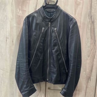 マルタンマルジェラ(Maison Martin Margiela)のMAISON MARGIELA 八の字ライダース 44(レザージャケット)