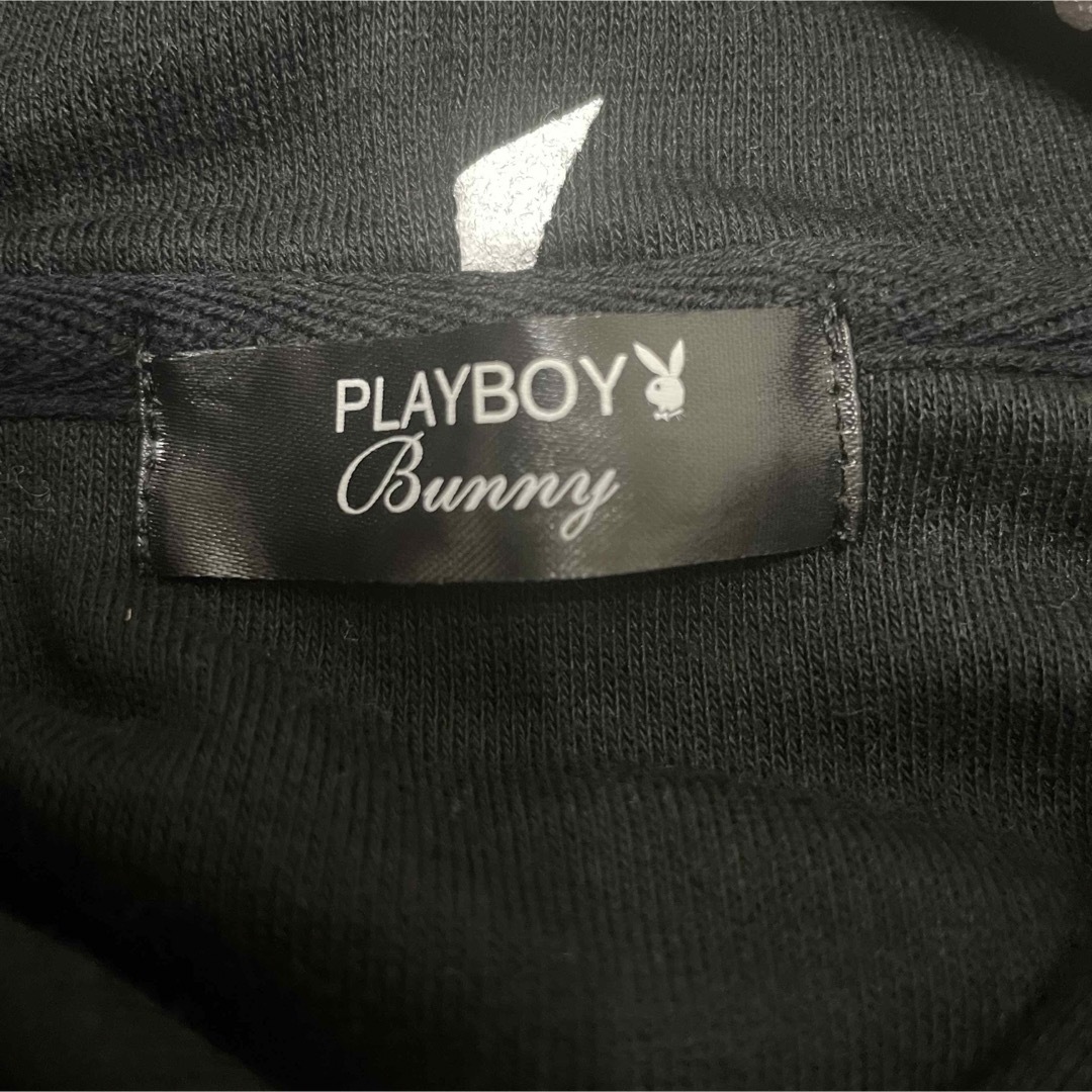 PLAYBOY(プレイボーイ)の【激レア、即日発送】PLAYBOY　パーカー　総柄　星柄　うさぎ　3Lサイズ レディースのトップス(パーカー)の商品写真