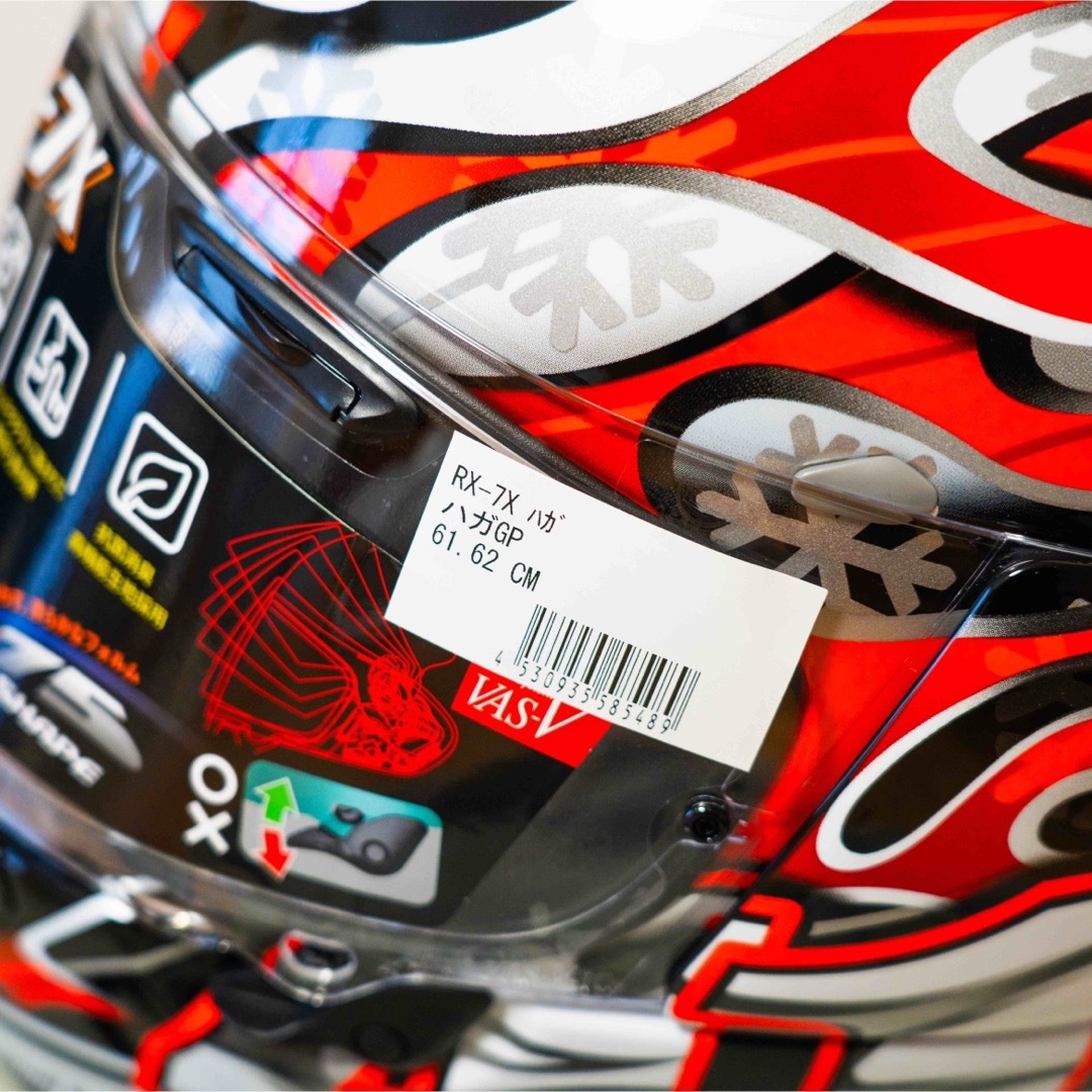 新品】Arai アライ RX-7X 芳賀紀行 XLサイズ HAGA ヘルメットの 新品】Arai アライ RX-7X 芳賀紀行 XLサイズ HAGA ヘルメットの