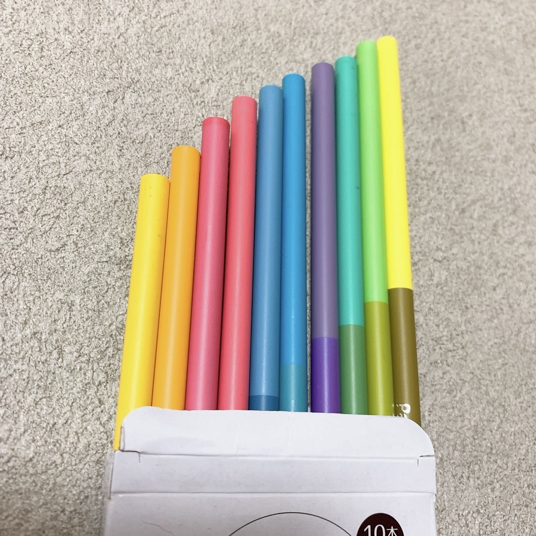 【新品】ツイン色鉛筆　パステル＆スモーキー 10本入20色 エンタメ/ホビーのアート用品(色鉛筆)の商品写真