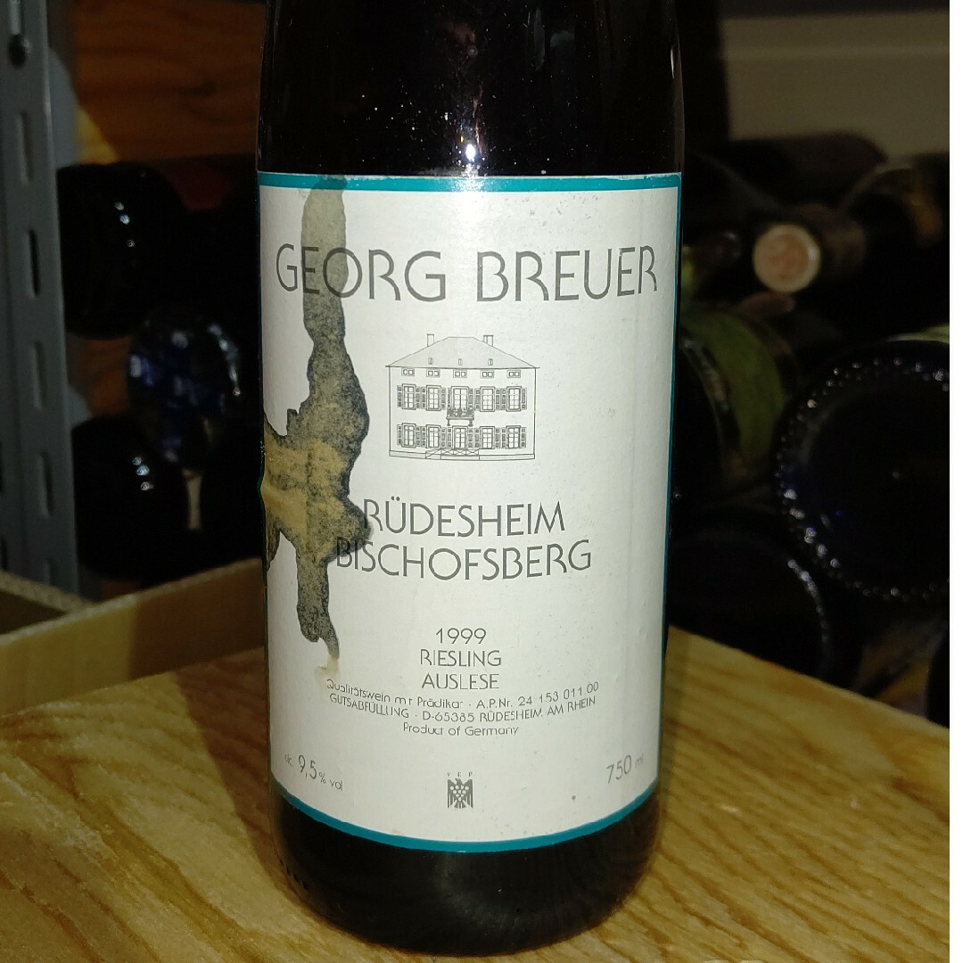 1999 リューデスハイマー ビショフスベルグ アウスレーゼ 食品/飲料/酒の酒(ワイン)の商品写真
