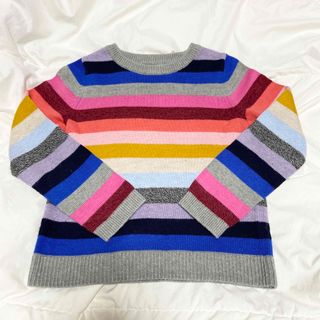 ベビーギャップ(babyGAP)のbabyGap ボーダーニット　ボーダー　セーター　長袖　トップス　子供服(ニット)