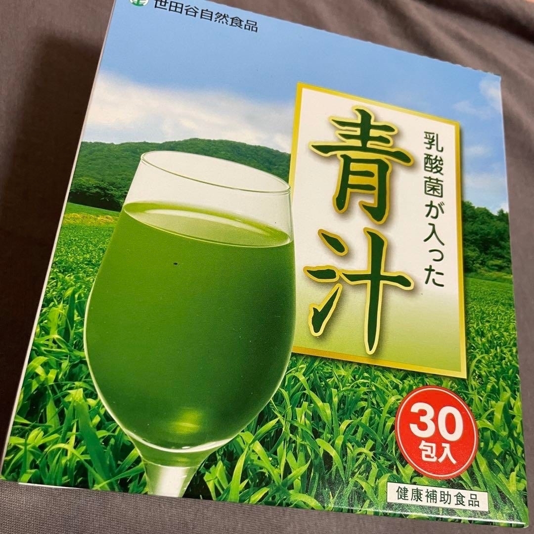 即購入OK 世田谷自然食品 乳酸菌が入った 青汁 ３０包 健康 大麦若葉 食品/飲料/酒の健康食品(青汁/ケール加工食品)の商品写真