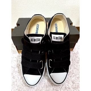 オールスター(ALL STAR（CONVERSE）)のコンバース convers ALL STAR V-3 OX  ブラック ホワイト(スニーカー)