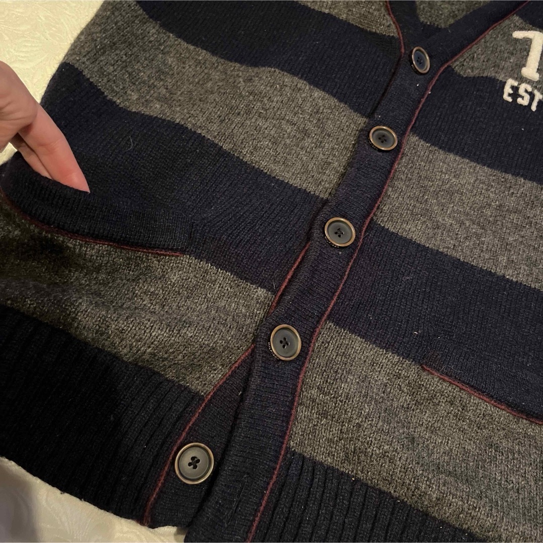 TOMMY HILFIGER(トミーヒルフィガー)のトミーヒルフィガー ニットカーディガン  厚手ニット カーディガン メンズのトップス(カーディガン)の商品写真