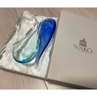 銀座和光　WAKO ガラス　レンゲ　3本(食器)