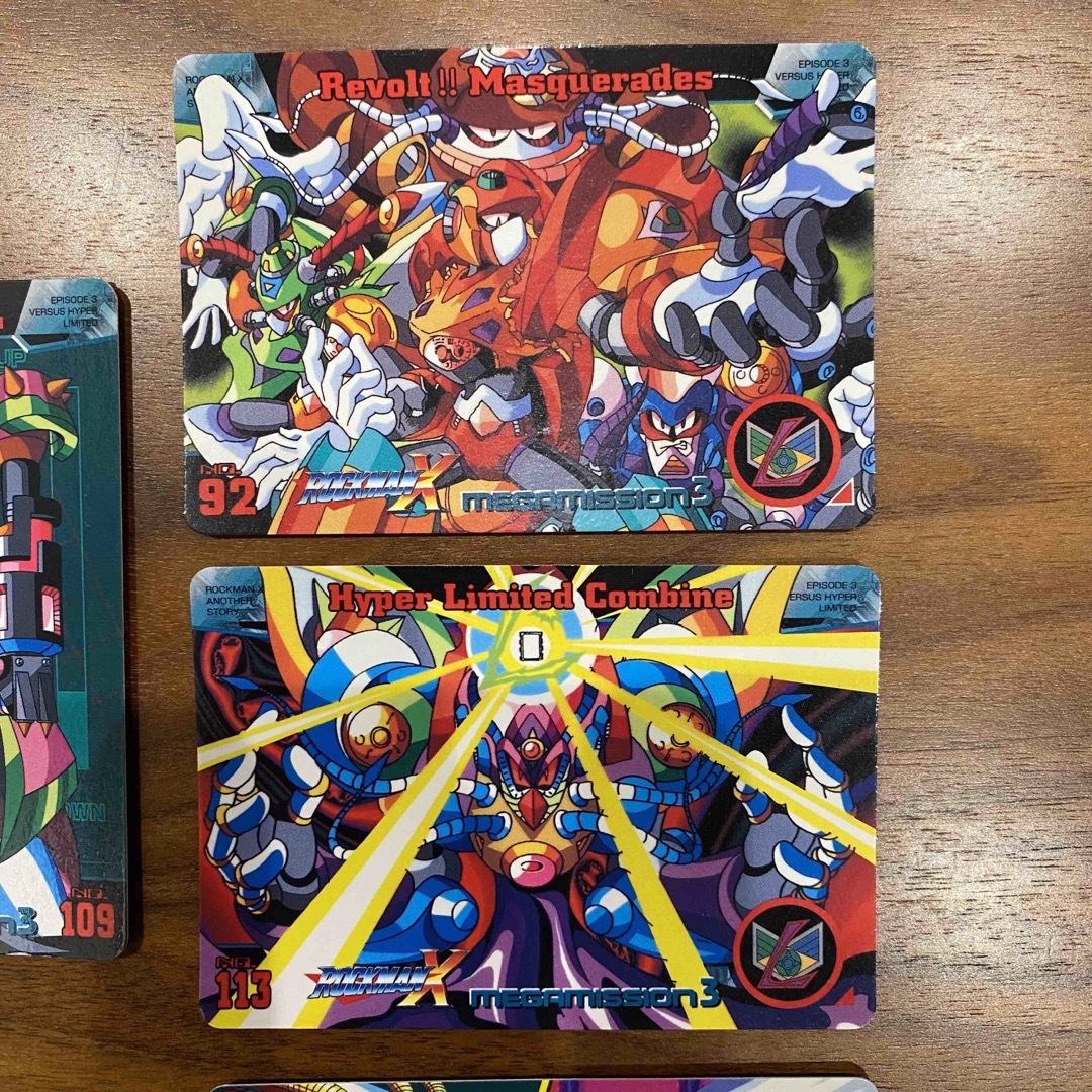 CAPCOM(カプコン)のロックマンX／X3　カード10枚　90年代　レトロ エンタメ/ホビーのアニメグッズ(カード)の商品写真