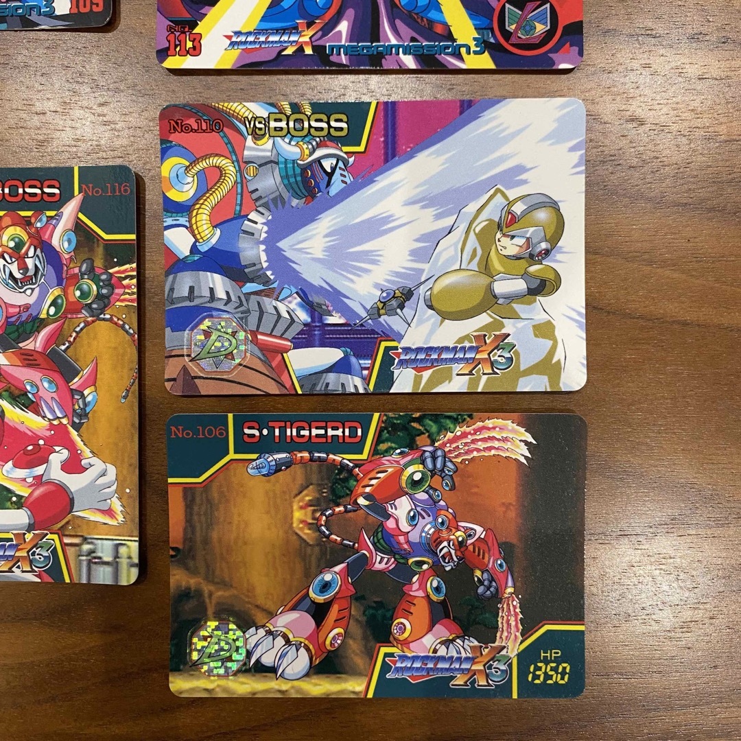 CAPCOM(カプコン)のロックマンX／X3　カード10枚　90年代　レトロ エンタメ/ホビーのアニメグッズ(カード)の商品写真