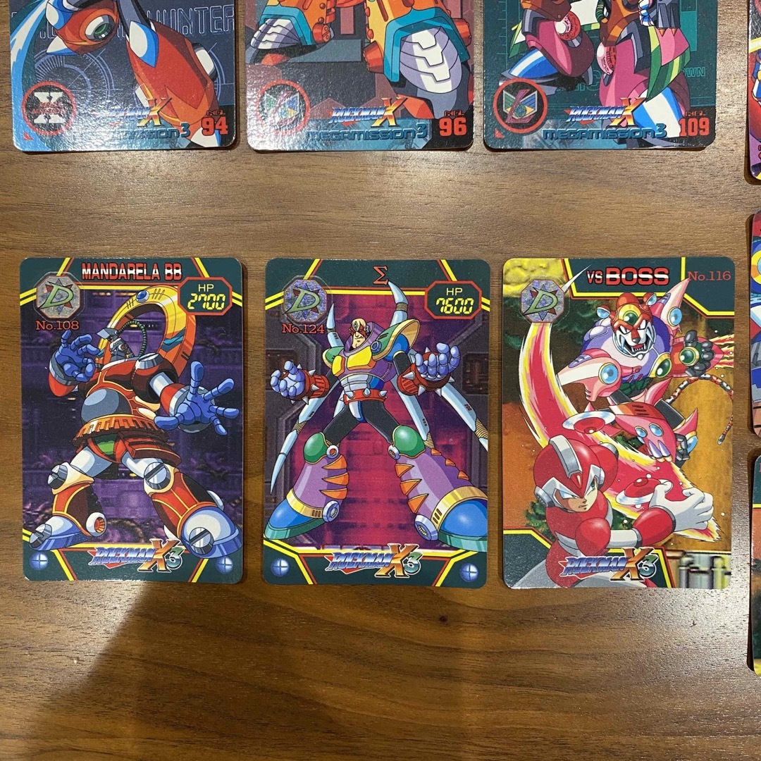 CAPCOM(カプコン)のロックマンX／X3　カード10枚　90年代　レトロ エンタメ/ホビーのアニメグッズ(カード)の商品写真