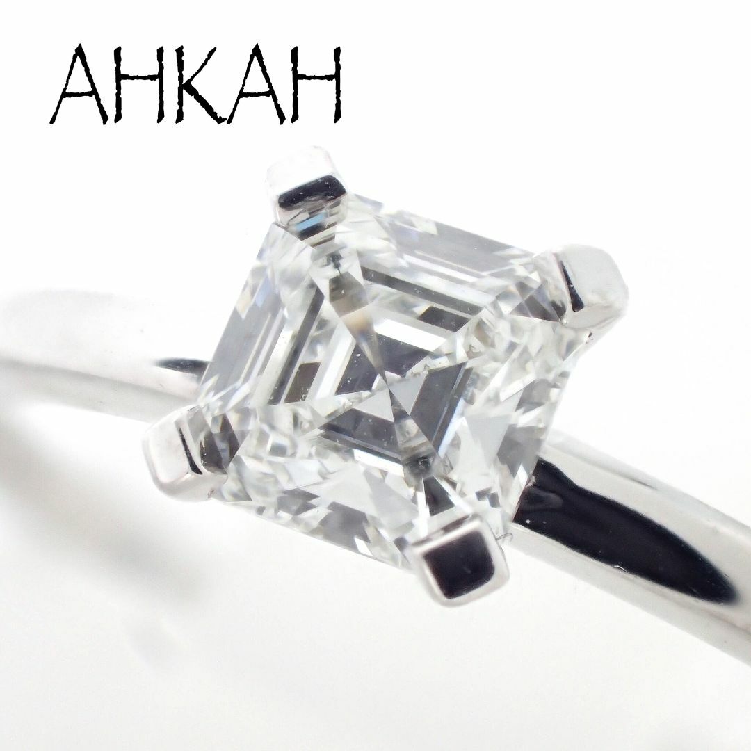 AHKAH - 定価25万 アーカー K18WG ダイヤ 0.25ct プレッジ リング 保証書