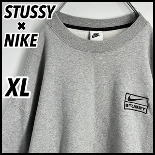 Stussy Nike sweat crewneck grey s サイズ