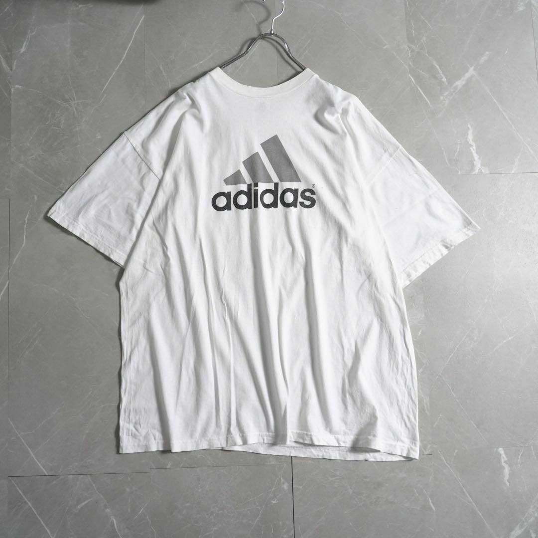 adidas(アディダス)のアディダス　XXLサイズ　USA製　90s Tシャツ　トレフォイルロゴ メンズのトップス(Tシャツ/カットソー(半袖/袖なし))の商品写真
