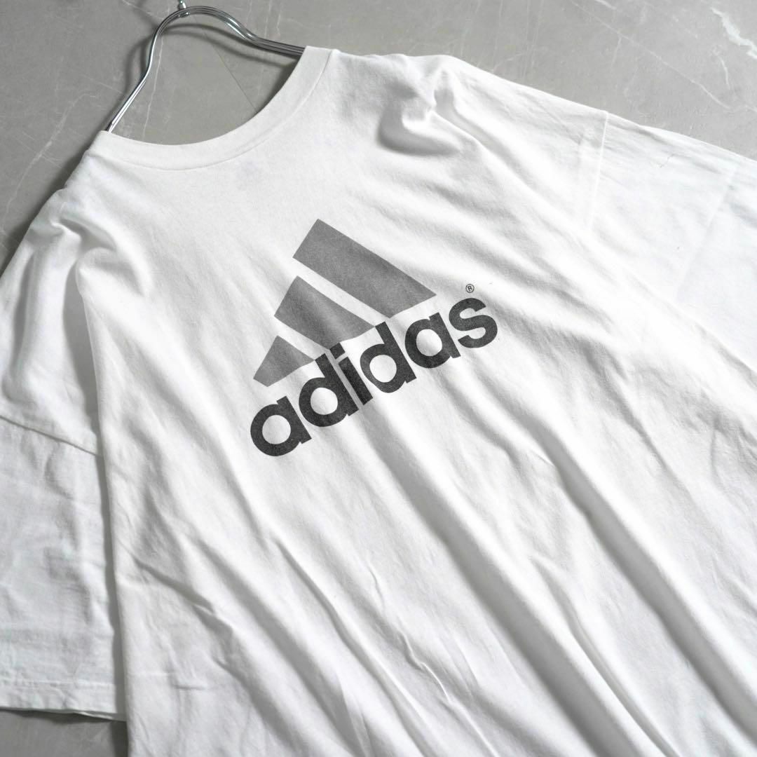 adidas(アディダス)のアディダス　XXLサイズ　USA製　90s Tシャツ　トレフォイルロゴ メンズのトップス(Tシャツ/カットソー(半袖/袖なし))の商品写真