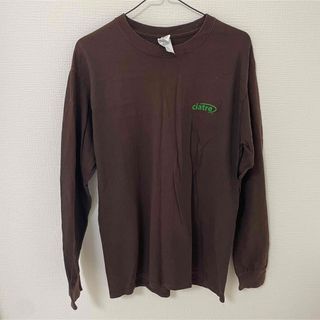 ciatre ブラウン　ロゴロンT(Tシャツ/カットソー(七分/長袖))