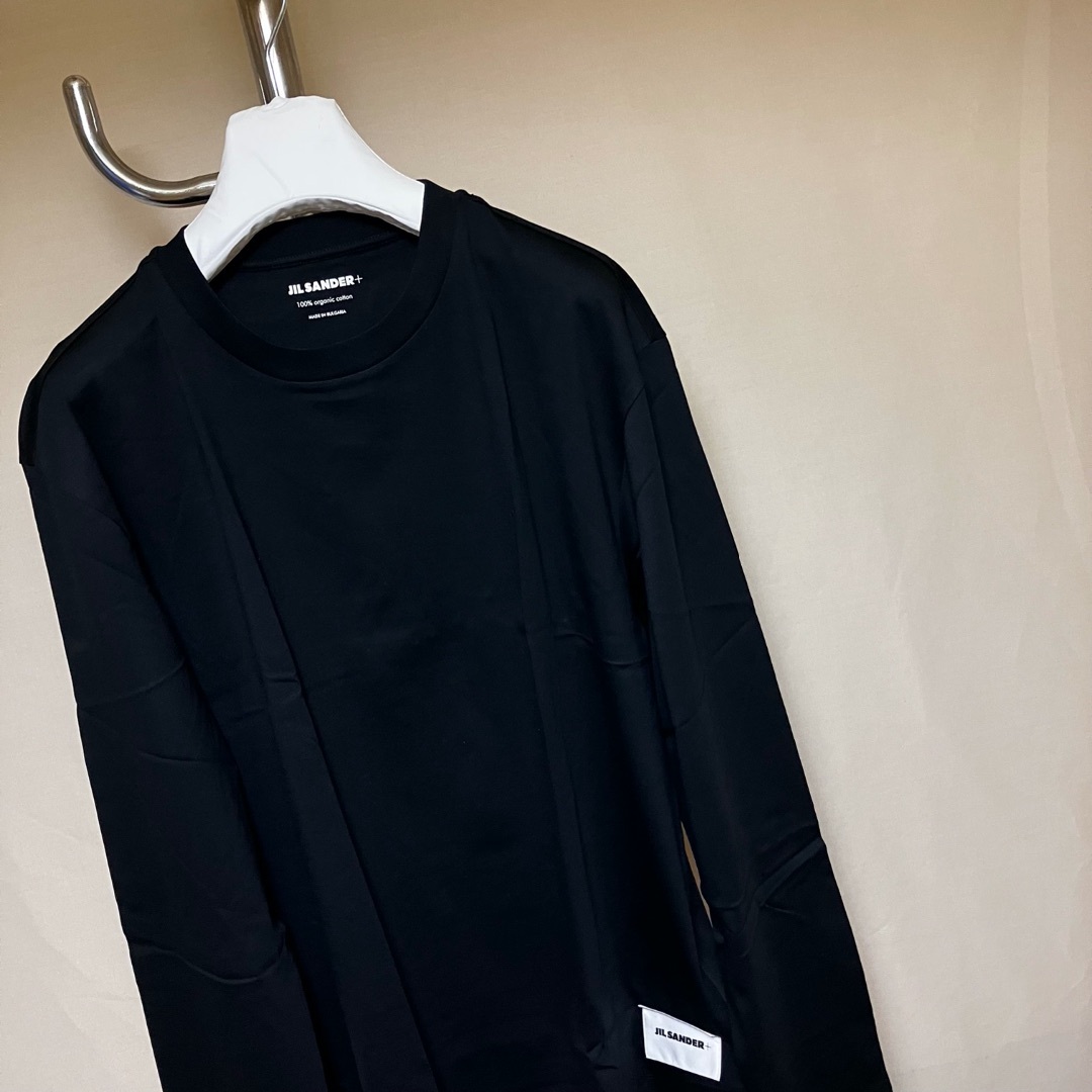 Jil Sander(ジルサンダー)の新品 XXL JIL SANDER 23aw パックTシャツ 黒 長袖 5701 メンズのトップス(Tシャツ/カットソー(七分/長袖))の商品写真