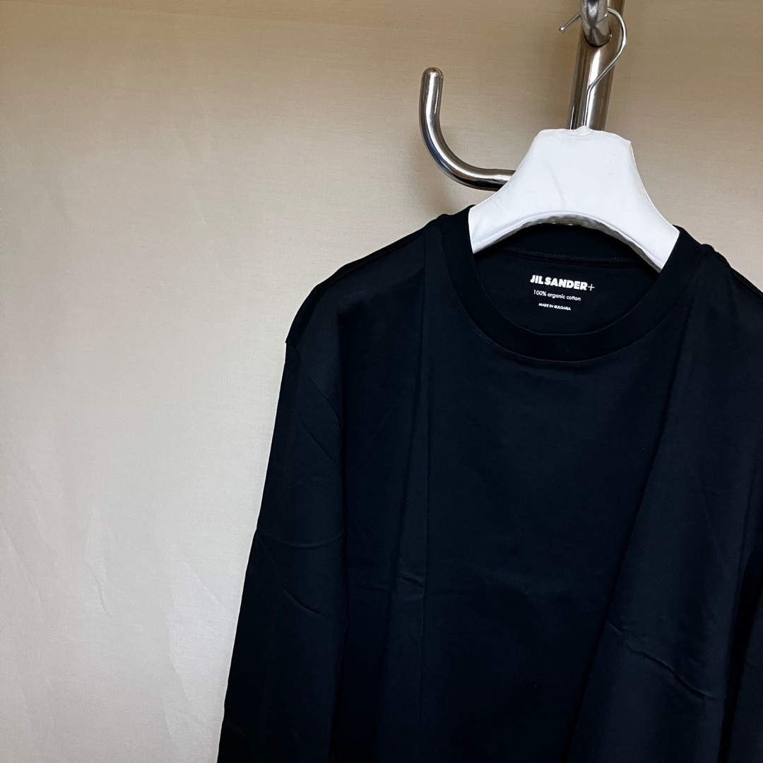 Jil Sander(ジルサンダー)の新品 XXL JIL SANDER 23aw パックTシャツ 黒 長袖 5701 メンズのトップス(Tシャツ/カットソー(七分/長袖))の商品写真