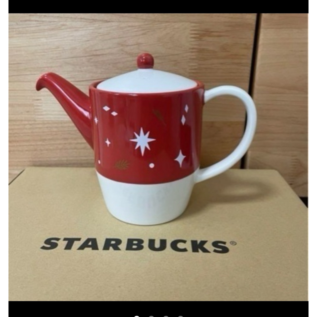 Starbucks(スターバックス)のスターバックス福袋 2024 ティーポット インテリア/住まい/日用品のキッチン/食器(食器)の商品写真