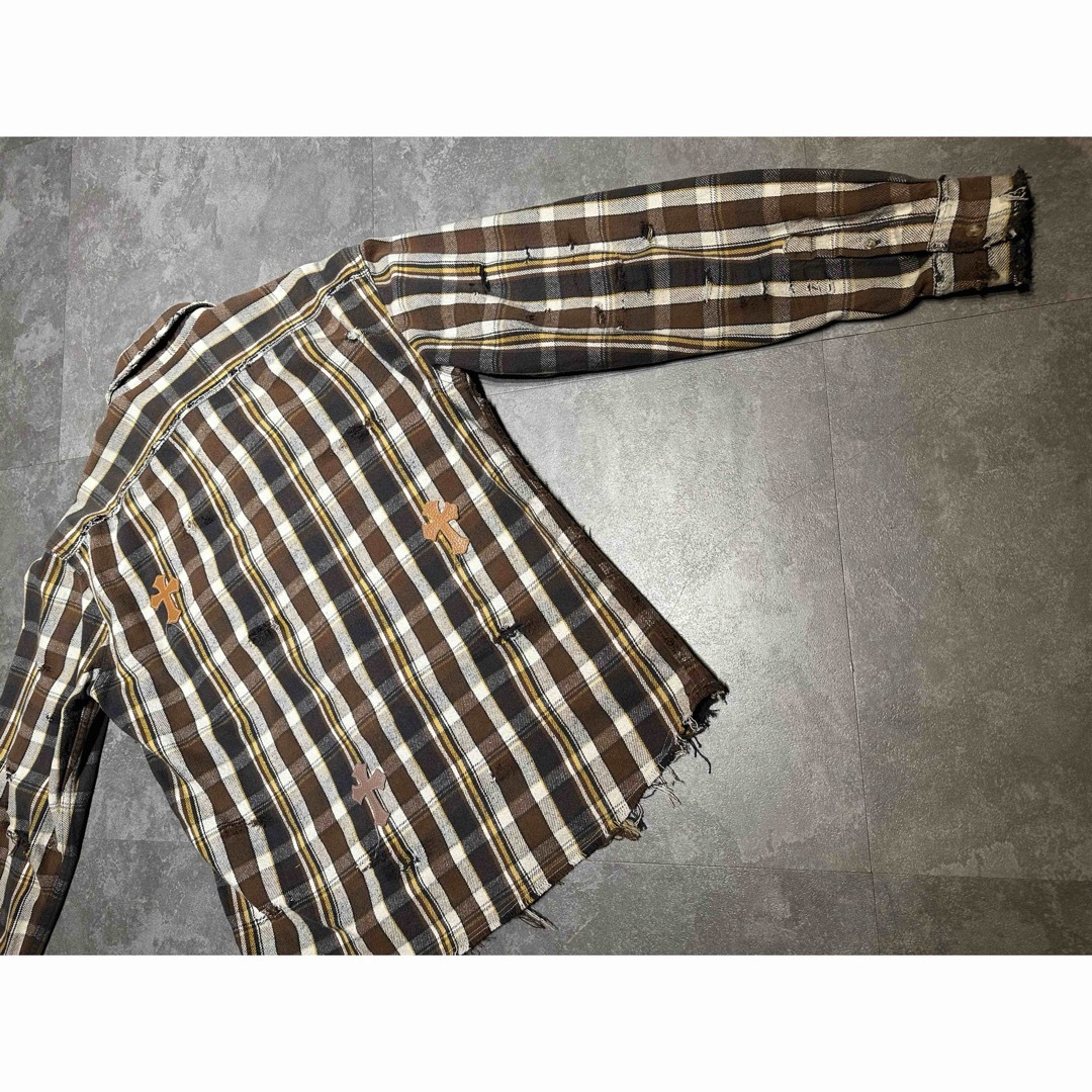 carhartt(カーハート)のREMAKE carhartt flannelshirt XL メンズのトップス(シャツ)の商品写真