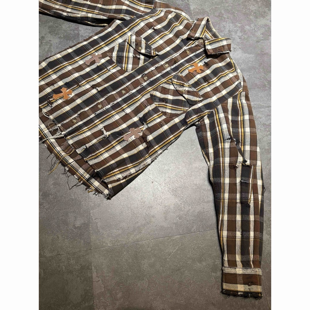 carhartt(カーハート)のREMAKE carhartt flannelshirt XL メンズのトップス(シャツ)の商品写真