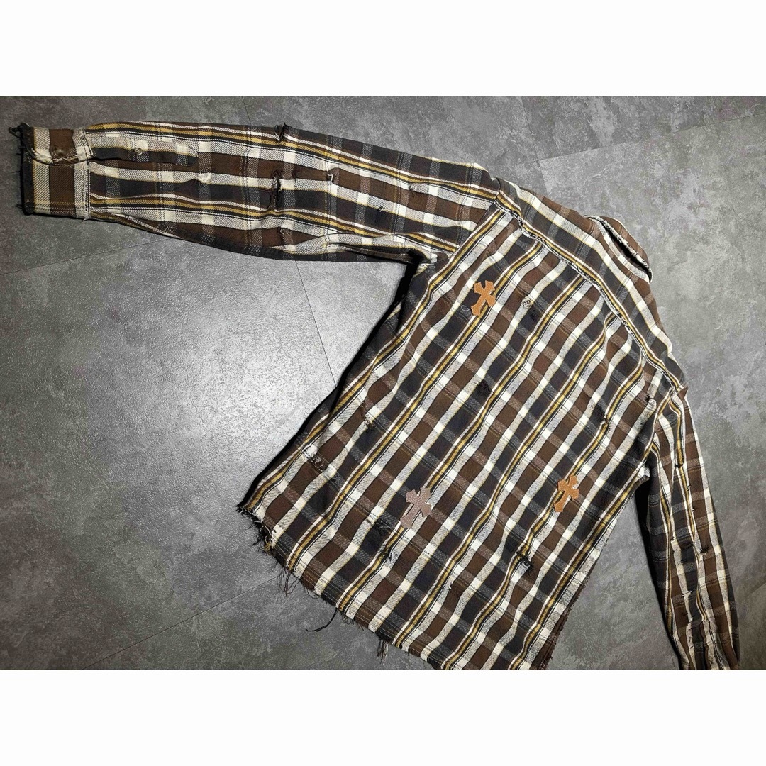 carhartt(カーハート)のREMAKE carhartt flannelshirt XL メンズのトップス(シャツ)の商品写真