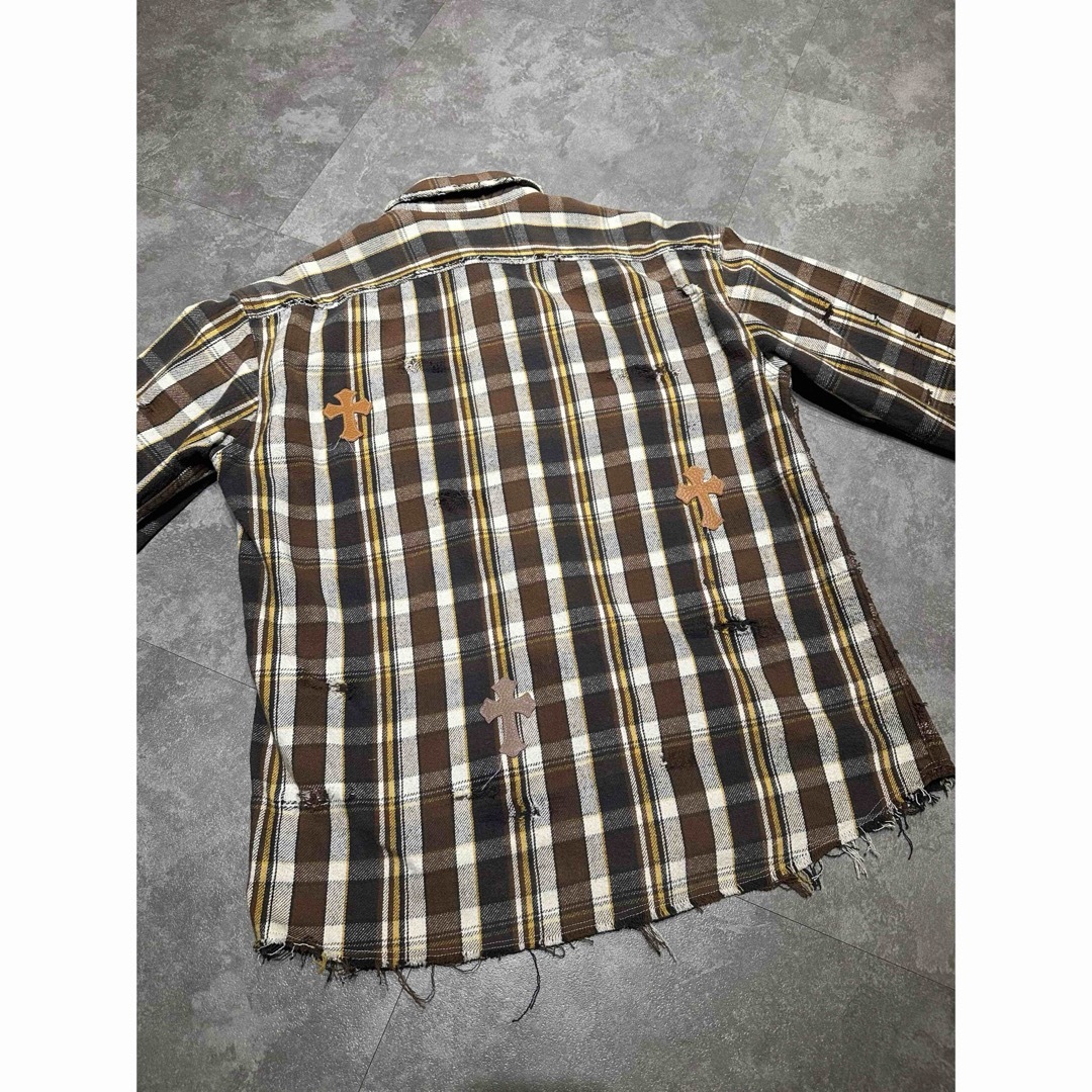 carhartt(カーハート)のREMAKE carhartt flannelshirt XL メンズのトップス(シャツ)の商品写真