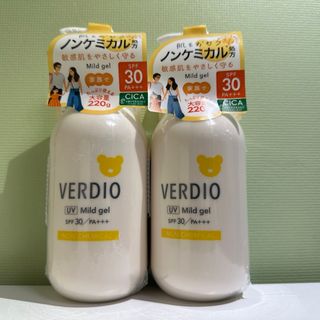 メンターム(メンターム)の新品　ベルディオ　UVマイルドジェルN  VERDIO 220g ポンプ(日焼け止め/サンオイル)