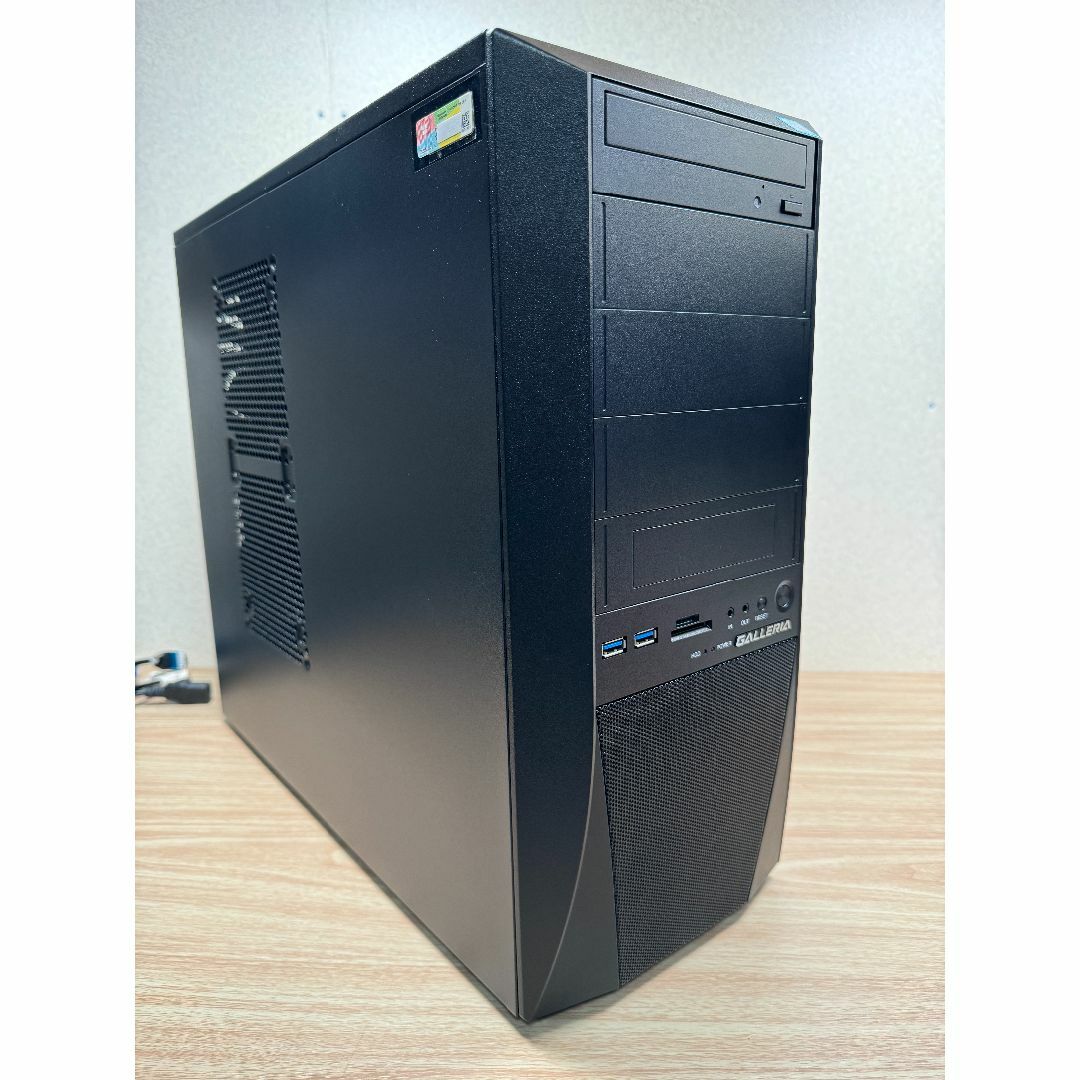 【中古】GALLERIA ゲーミングPC 8700/RTX 2060/32GB
