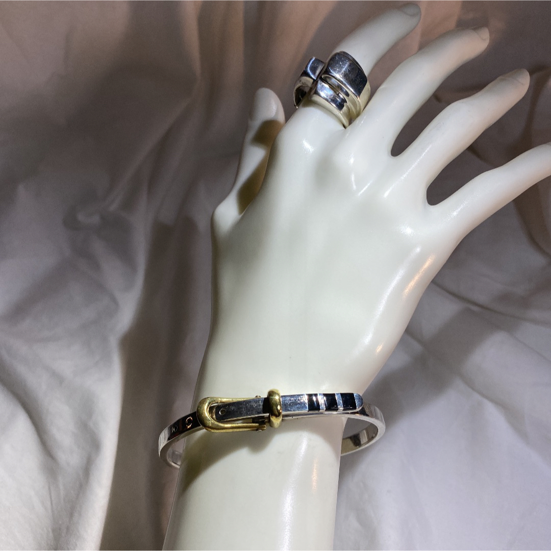 Ron Herman(ロンハーマン)のVTG MEXICO925 BLACK ONIX BELT BANGLE メンズのアクセサリー(バングル/リストバンド)の商品写真