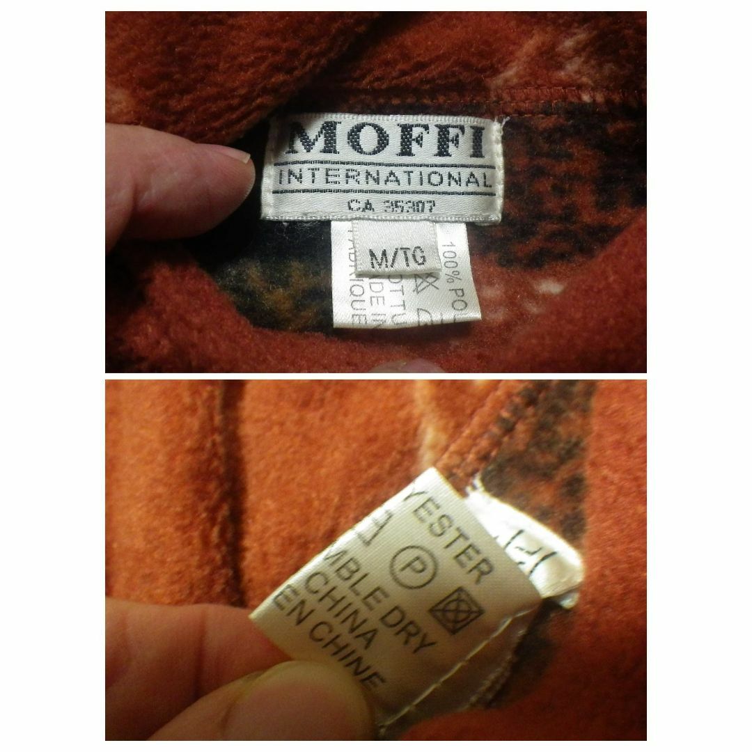 moffi international 総柄フリースジャケット old パーカー メンズのジャケット/アウター(その他)の商品写真