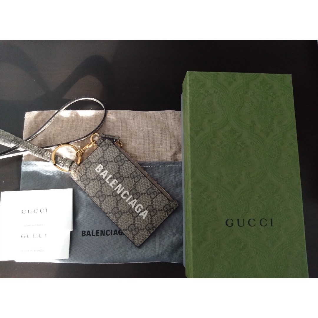 Gucci(グッチ)の☆GUCCI BALENCIAGA カードケース グッチ バレンシアガ メンズのファッション小物(コインケース/小銭入れ)の商品写真