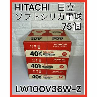 ヒタチ(日立)のHITACHI 日立　ソフトシリカ電球 LW100V36W-Z 40ワット型(蛍光灯/電球)