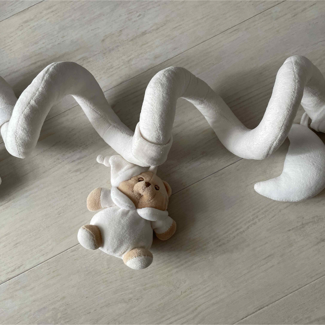 gelato pique(ジェラートピケ)のナナン　nanan スパイラル　ホワイト　白 キッズ/ベビー/マタニティのおもちゃ(がらがら/ラトル)の商品写真