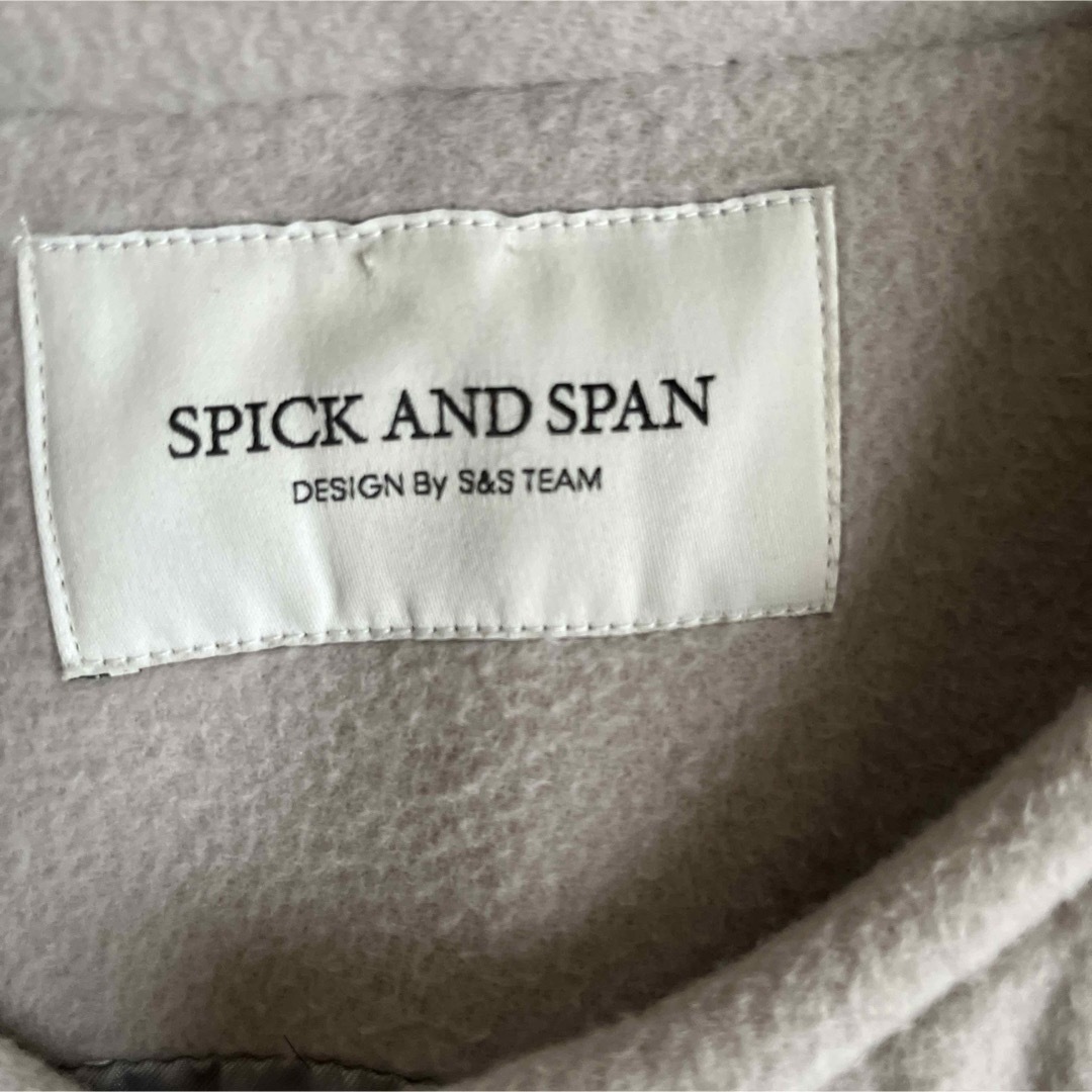 Spick & Span(スピックアンドスパン)のSPICK AND SPAN ノーカラーコート レディースのジャケット/アウター(ロングコート)の商品写真