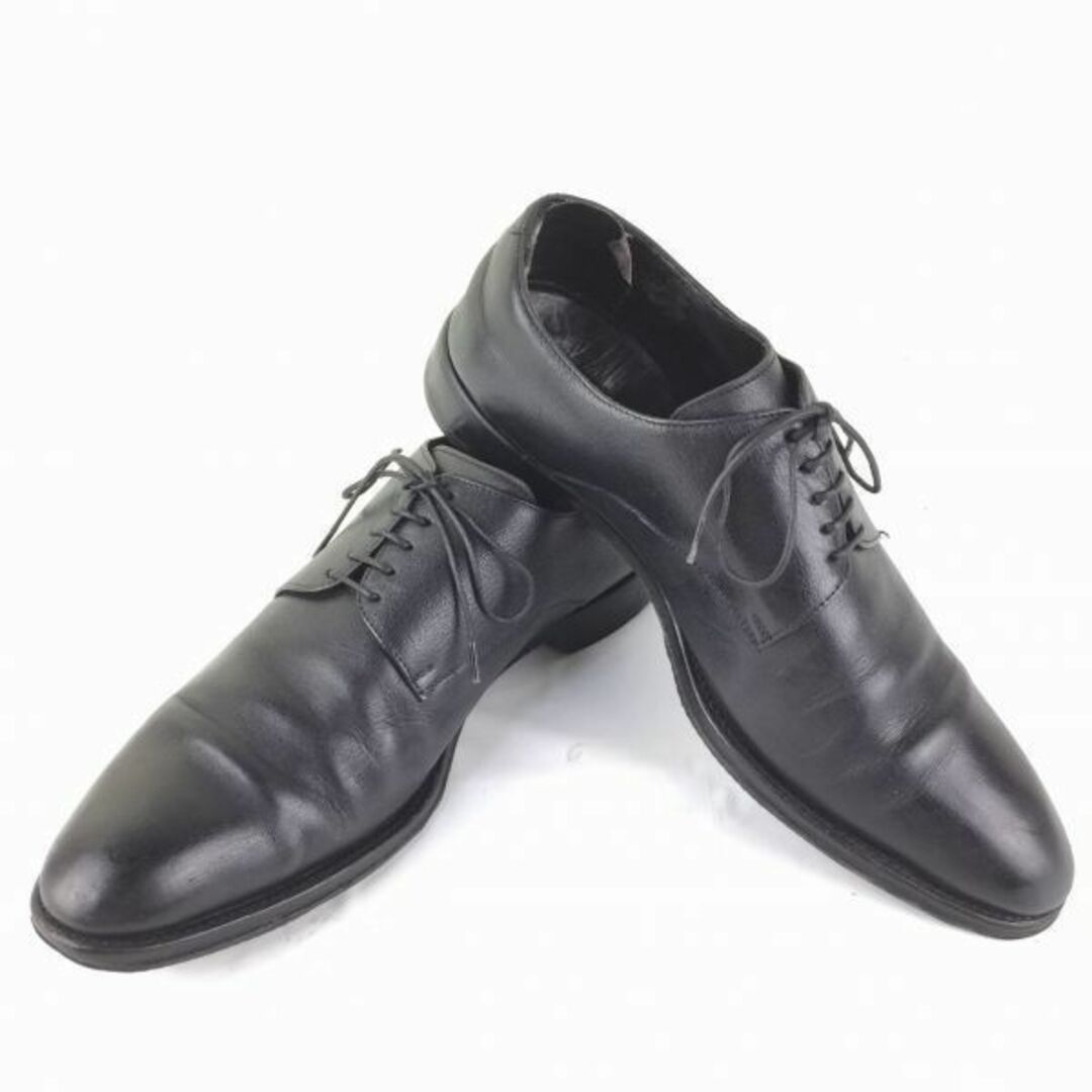 BAZZBERGgtZegna　エルメネジルドゼニア【size8D/26.0〈黒/BLACK/ブラック】オールレザー　プレーントゥ　ビジネスシューズ/メンズ/loafer shoes〕菅NO.メZC-31 #BUZZBERG　-ZC-31-5th