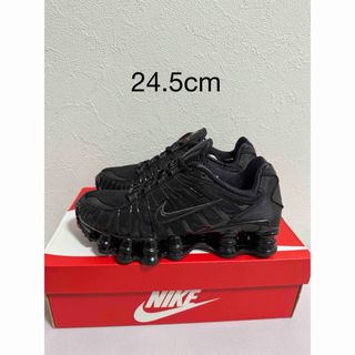 ナイキ(NIKE)のNIKE WMNS SHOX TL BLACK AND ORANGE(スニーカー)